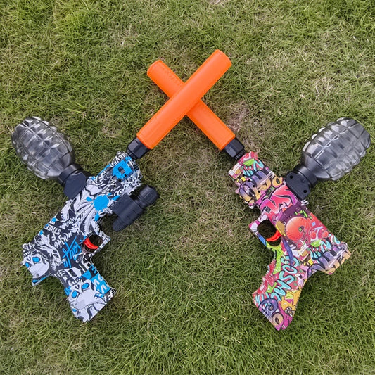 Kids Outdoor Toy Electric Blaster Gun Shooting Bullet Pistols Summer Play Water Shooting Interactive Party Game Children Adult